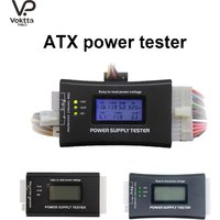 Digital LCD Display PC Computer 20/24 Pin Power Supply Tester Check Quick Bank Supply Power Measuring Diagnostic Tester Tool