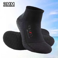 3mm Neoprene Diving Socks Anti Slip Beach Warm Wetsuit Short Shoes Surfing Boots Water Socks Sand Proof Warm Diving Short Socks