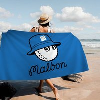 Fashion M-Malbon Golf Art Microfiber Blanket Quick Drying Beach Towels Oversized Printing Super Absorbent Pool Towel Blanket