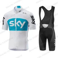 MENNew Team Cycling Set SummerBike Clothing Pro Team Bicycle Jersey Sportswear Maillot Ropa Ciclismo Cycling Jersey Set