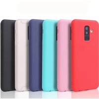 Candy silicone soft Cover Case For samsung galaxy A6 A6+ Plus A7 A9 A8 A8+ Plus 2018 S7 S8 S9 S10 e S10e S10 Plus M10 M20 Cases