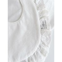 U-shaped Baby Cotton Bibs Waterproof Floral Baby Drooling Bibs Feeding Lace Saliva Towel Cloths Neck Wear Accessories