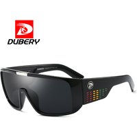 DUBERY New Sunglasses Big Glasses Frame One-piece Lens Cycling Sports Goggles Windproof Sand Sunglasses