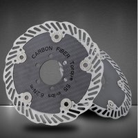 Ultra-light Carbon Fiber Disc Six-bolt Center Lock Disc For Road Bike Mountain Bike 140/160mm Bike Disc Brake Bicycle Parts