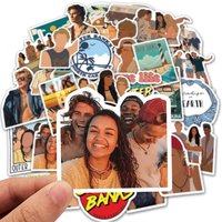 100PCS The Popular American TV Series The Bund Exploring Outer Banks graffiti stickersWaterproof Decorative Stickers for Luggage
