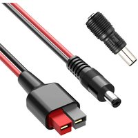 1.5m/5Ft 14AWG DC5521/DC7909 Connector for Anderson Cable for Jackery/BLUETTI/Anker/GRECELL/Goal Zero Yeti Solar Generators etc.