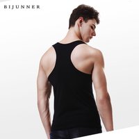 New Ice silk Tank Tops Gym Muscle Building Training Sleeveless shirt Bodybuilding Classic Sports I-shaped vests Men Summer