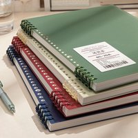 60-Sheet B5 Vintage High Aesthetic Notebook Loose Leaf Spiral Ring Notebooks Planner for Office School Supplies