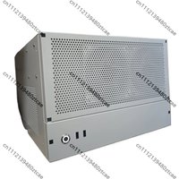 8-Drive NAS Chassis, Black ATX Mid Tower Storage Case, Computer Housing Compatible with ATX Power Supply