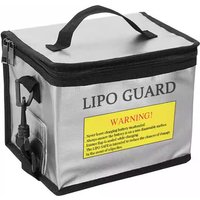 Sac de sécurité pour batterie Lipo, sac de rangement Portable antidéflagrant et ignifuge avec protection sûre, taille 215x145x165mm pour Batteries de Drone RC