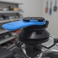Motorcycle Bike Phone Holder 360° Rotatable Stand Detachable Mount rearview mirror Navigation Self 4Lock Anti-shake Phone Holder