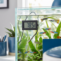 1-10PCS FY-10 Mini Digital Thermometer Aquarium Car Water Bath Temperature Tester Detector Monitor Embedded Temperature Sensor