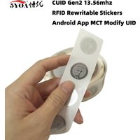 5YOA CUID Tag Sticker Wet Inlay Gen2 Sector 0 Block 0 UID Rewritable 13.56Mhz 1K S50 RFID Smart NFC Clone Changeable IC Replica