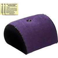 Half circle plush inflatable pillow,foldable multifunctional cushion, matched with leak repair patch, suitable for bedrooms,cars