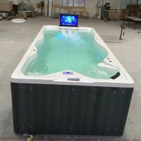 Custom Top Large Hotel Outdoor Swimming Pool Oversized Athletic Pedestal Adult Spa Tubs With Jets For Hot Sale