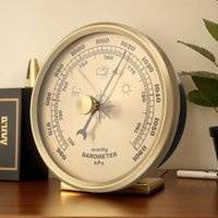 Barometer Hygrometer Thermometer Fishing Barometer Weather Indicator for Outside Portable Weather Barometer For Fishing Camping