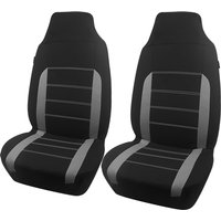 AUTOKING COVER High Back Car Seat Covers for Front Seats Airbag Compatible Universal Size Fit For Cars, SUVs, Trucks