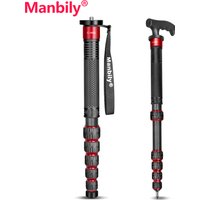 Manbily C-666L 69ā Carbon Fiber Monopod Tripods For Phone Gopro Travel DSLR Camera 32mm Tube Max. 33lbs/15KG Professional