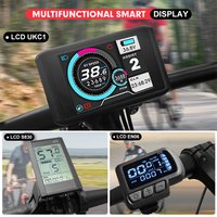 Ebike Display LCD UKC1 S866 Color Display 24V/36V/48V/60V/72V Waterproof/SM Plug For Electric Bicycle Bike Conversion Kit