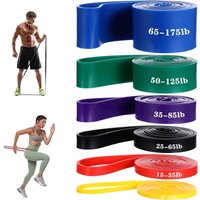 1pc Heavy Duty Resistance & Stretch Band, for Yoga, Strength Training, Home Workout, Latex Exercise Loop for Fitness Home Gym