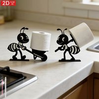 New Ant-shaped Tissue Holder,Suitable for Creative Decoration in Bathrooms and Living Room,Multi-functional Toilet Paper Storage
