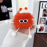 Sunglasses, trendy men's plush toys, suitable for headphone protection case, headphone case