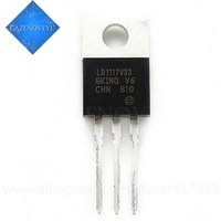 10pcs/lot LD1117AV33 LD1117V33 LD1117 LDO Voltage Regulators 3.3V 0.8A Positive new original TO-220 In Stock