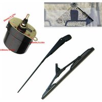 Electric Windshield Wiper Motor Kit 12V Windshield Wiper Motor With Blades For Fishing Boats And RVs 01287358 / 7731000001