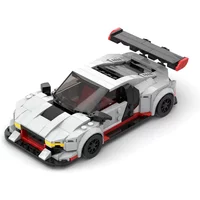 Moc 8 Stud Wide Car InhawBrick Technical Sport Speed Racing Car GT3 Building Block Adults Brick Set Model Collection Toys