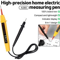 8-In-1 Tester Voltage AC DC 6-500V Auto Electrical Pen Circuit Detector Tester For Home Wiring Inspection Electrical Appliances