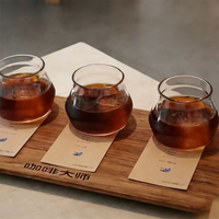Barista Small Capacity Hand-brewed Espresso Shot Glasses Clear Coffee Aroma Cup Hand Brewing Coffee Bariata Tools