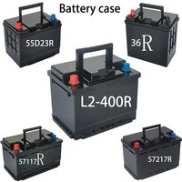 12V Car Starter Battery Storage Boxes Car Ignition lithium Battery Waterproof Plastic Case High Current Copper Binding Posts