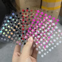 8Pcs/Set 3D Y2K Stars Nails Stickers 8-Colors Pentagram Self-Adhesive Nail Decals Five-point Stars Manicure Decoration Sliders 2