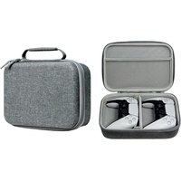 Dual Controller Game Controller Storage Bag Waterproof Shockproof Gamepad Case Hard EVA Storage Bag for PS5/PS4/PS3/Xbox Series