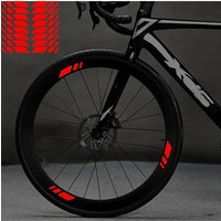 AliExpress NONE 16Pcs/Set Bicycle Wheel Hub Reflective Stickers, PVC Material Glowing Decor Stripes for MTB Rim Safety & Style