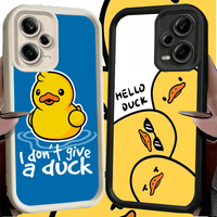 Funny Cute Cartoon Duck Soft Phone Case for Xiaomi Redmi Note 15 14 13 12 11 Pro Plus 10S 11S 4G 11T 5G Shell Silicone Funda