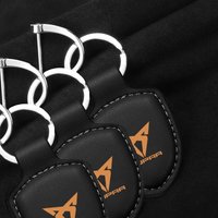 For Raval Born Leon Formentor Ateca Terramar Fashion Leather Car Keychain Key Decoration Pendant Keyring Accessories