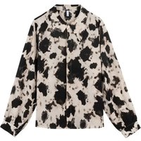 Spring Cow Print Button Up Shirts Women Long Sleeve Blouse Korean Fashion Women Loose Clothes Chiffon Shirt Streetwear Tops New