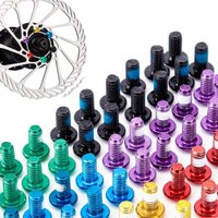 AliExpress NONE 12pcs/set Bicycle Disc Brake Rotor Bolts, Stainless Steel MTB Bike T25 Torx M5x10mm Screws for Mountain Bike Disc Brakes