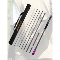 BIUTIFU Spinning Casting Lure Fishing Rods 2.1/2.7/3.3m T1000Carbon Traveller+ Baitcasting 5-60g Length Adjustable With Tube Bag