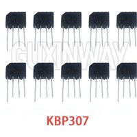 10PCS KBP307 DIP4 Power Diode Electronica Componentes Diode Bridge Rectifier 3A 1000V Set Immersion Kit Throught Hole