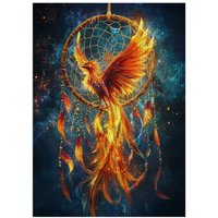 1pc 30X40CM/11.8*15.74inch Phoenix stamped cross stitch kit DIY kit 11CT/14CT DIY Embroidered set DIY Cross-Stitch Set