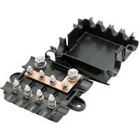 5Ways With Bus Bar 12V 24V HEAVY DUTY Power Distribution Fuse Box Block Mega & Midi Fuses Holder