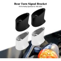 Motorcycle Rear Turn Signal Light Bracket Mount Kit Black/Chrome For Harley Sportster XL 1200 883 Iron Forty-Eight Custom 92-22