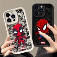 Marvel Funda For Google Pixel 10 9 8 7 Pro XL 9A 8A 7A Spiderman Case Silicone Cover Deadpool for Pixel 10Pro 9Pro XL Back Coque