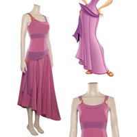 Megara Cosplay Costume Ceremonial Dress Belt Outfits Halloween Carnival Suit Gifts For Adult Women Movie Role Playing