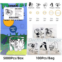 ORMCO Zoo Park Dental Rubber Bands Orthodontic Elastics Chains Ties 3.5OZ 1/8 3/16 1/4 5/16 3/8