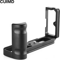 Quick Release L Plate Holder Hand Grip Tripod Bracket & Concave Shutter Release Button for Fujifilm X-T4 XT4 X-T3 X-T2 XT3 XT2