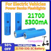 For Samsung 21700 5300mAh Rechargeable Battery for Electric Vehicles Power Banks Flashlights Replace 3.7V 53G 3C Lithium Battery