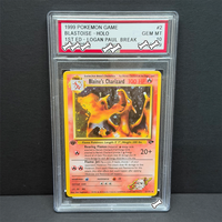PTCG DIY 1999 POKEMON GAME BLASTOISE-HOLO 1ST ED-LOGAN PAUL BREAK Base Set GAME GREY HAT VAN GOGH Game Proxy Card Gift Toy